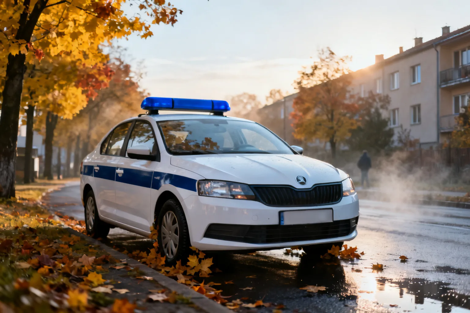 Jesienne warunki na drogach — apel Policja Podkarpacka