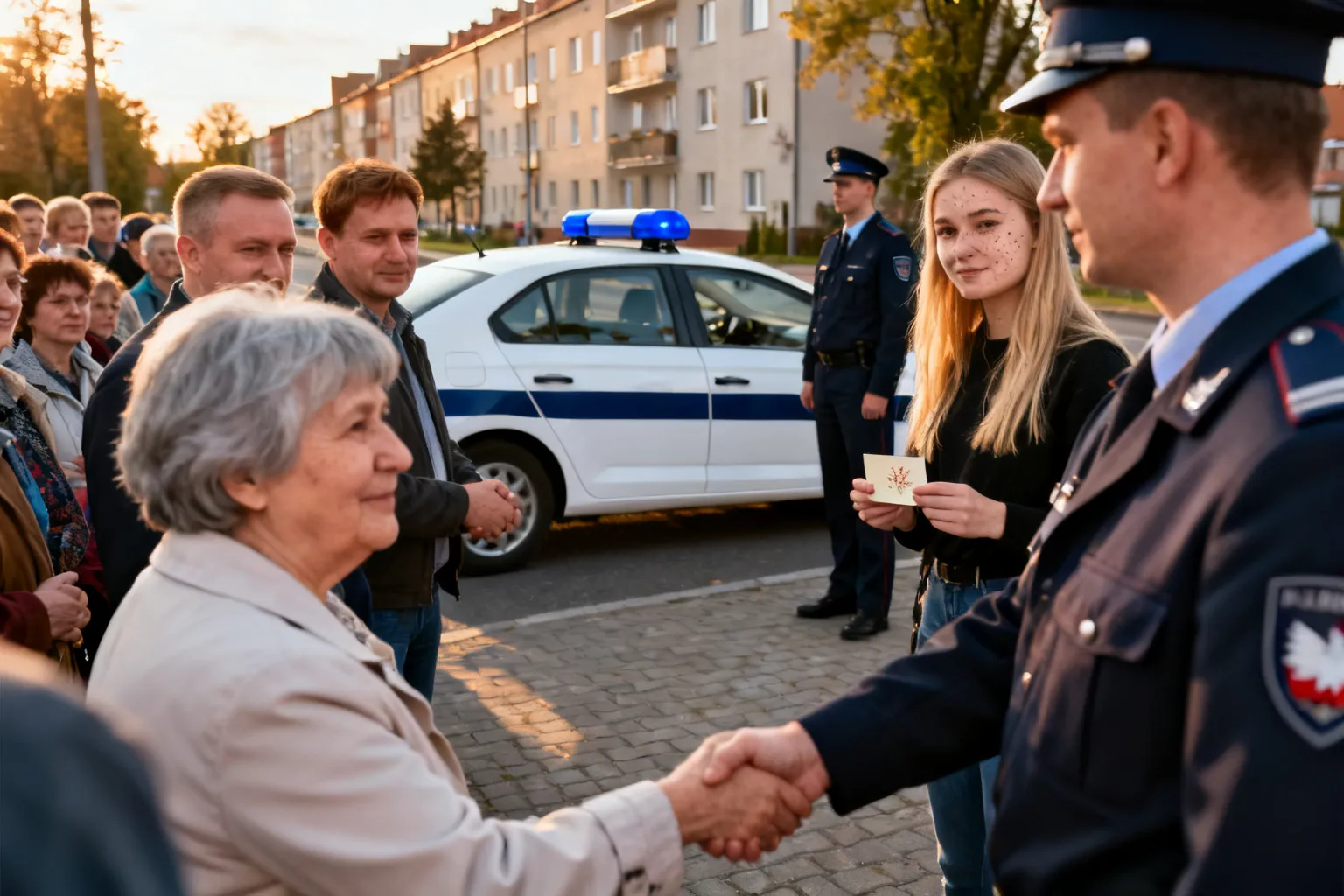 Mieszkańcy Dębicy dziękują policji za zatrzymanie włamywacza