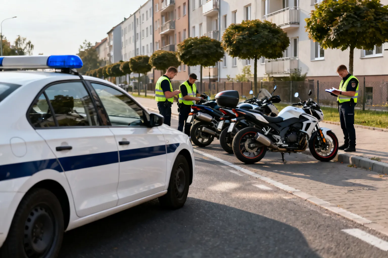 Akcja „Motocykl” na Podkarpaciu: 486 skontrolowanych, 105 wykroczeń