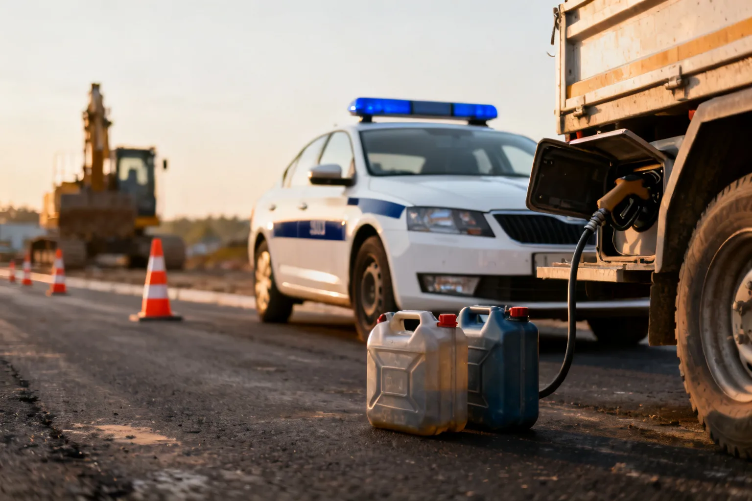 40-latek z powiatu strzyżowskiego usłyszał zarzuty kradzieży oleju napędowego przy budowie S19
