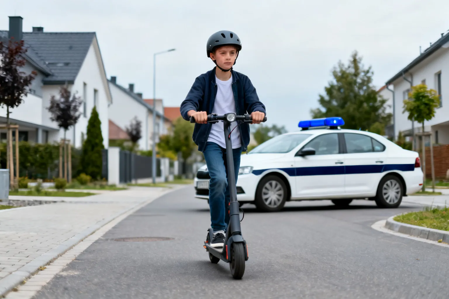 15-latek na hulajnodze elektrycznej w Cmolasie – sprawa trafi do sądu rodzinnego