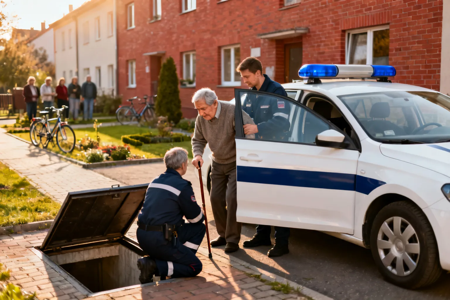 Pomoc w ostatniej chwili — 80-latek odnaleziony w piwnicy w Brzezówce