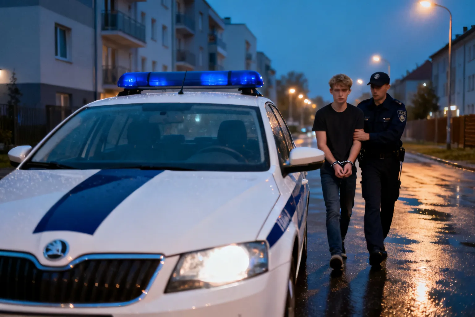 23-latek aresztowany po nocnym wypadku na ul. Staroniwskiej