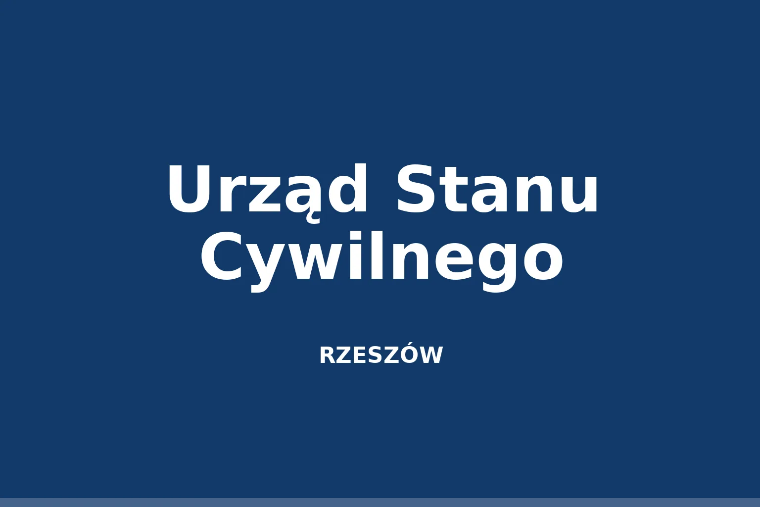 Urząd Stanu Cywilnego