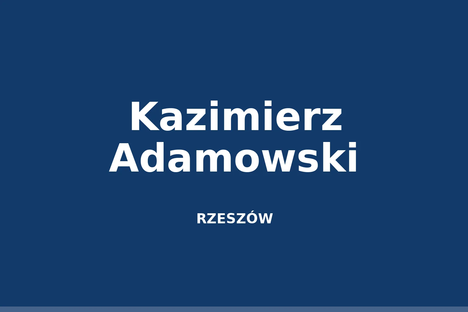 Kazimierz Adamowski