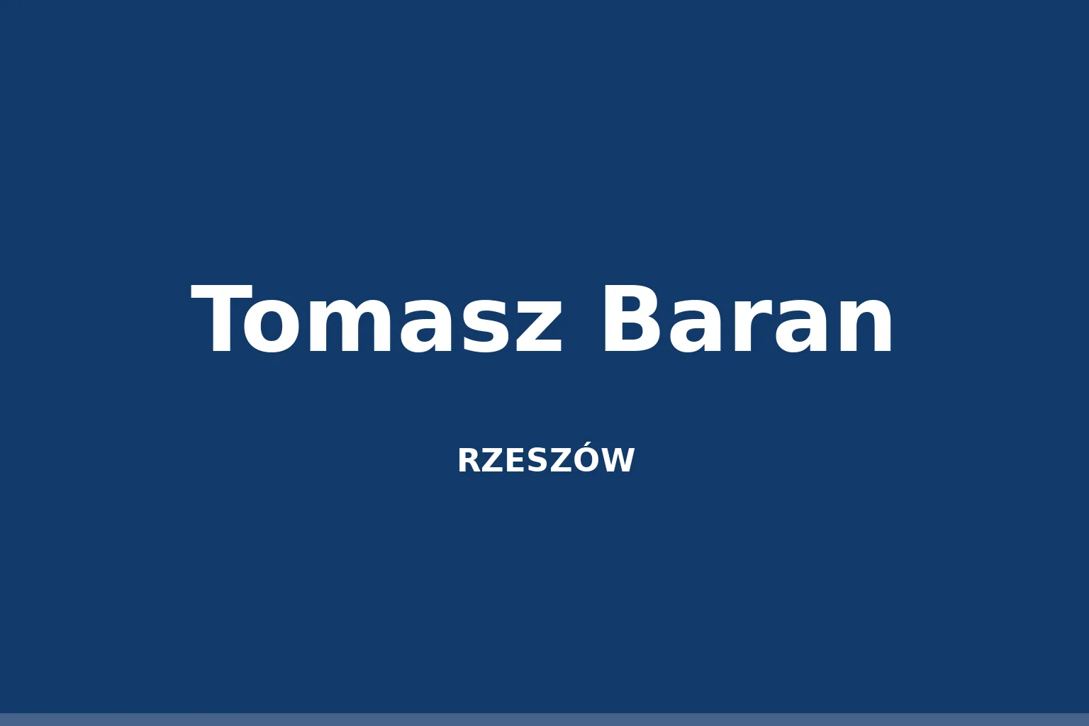 Tomasz Baran