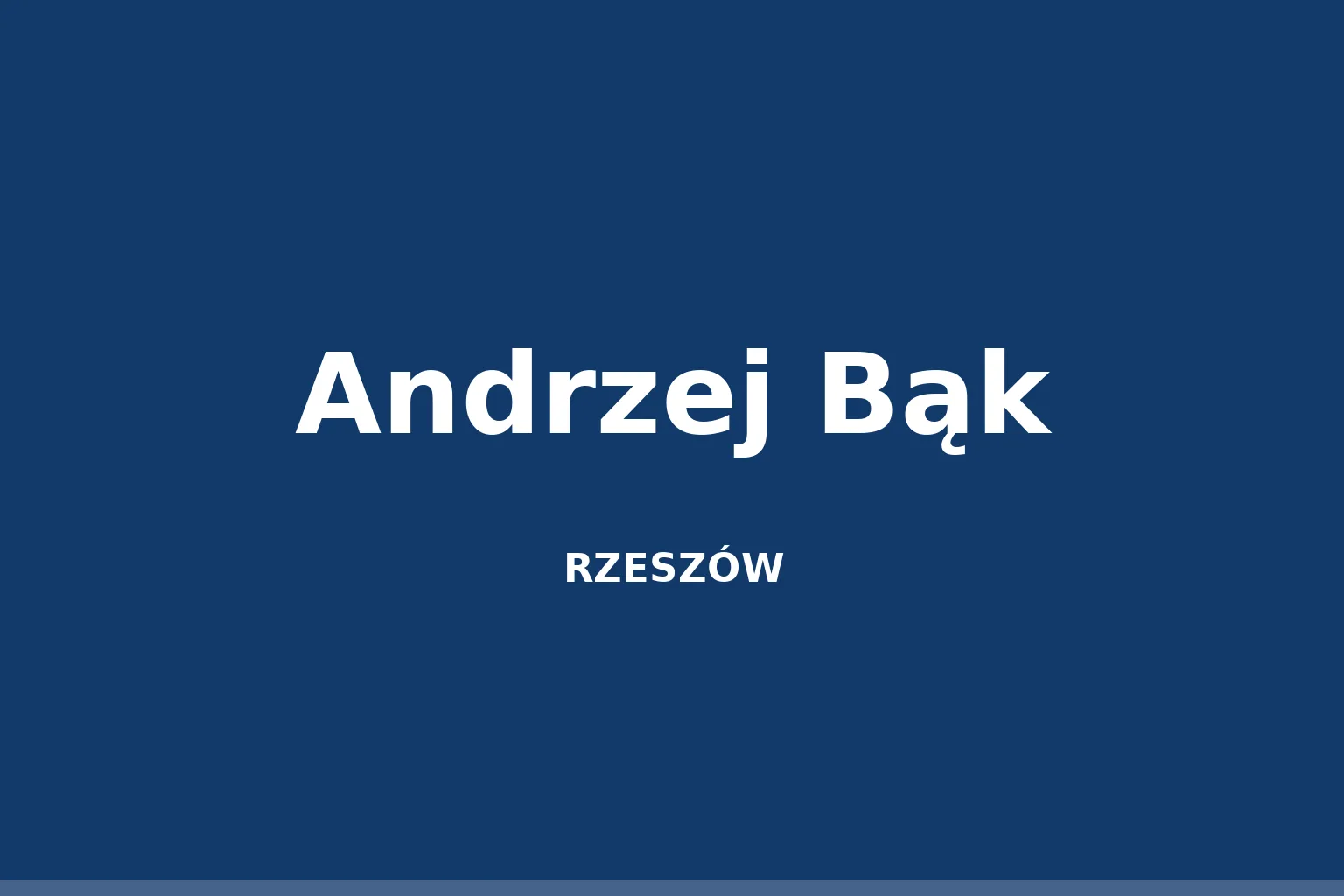 Andrzej Bąk